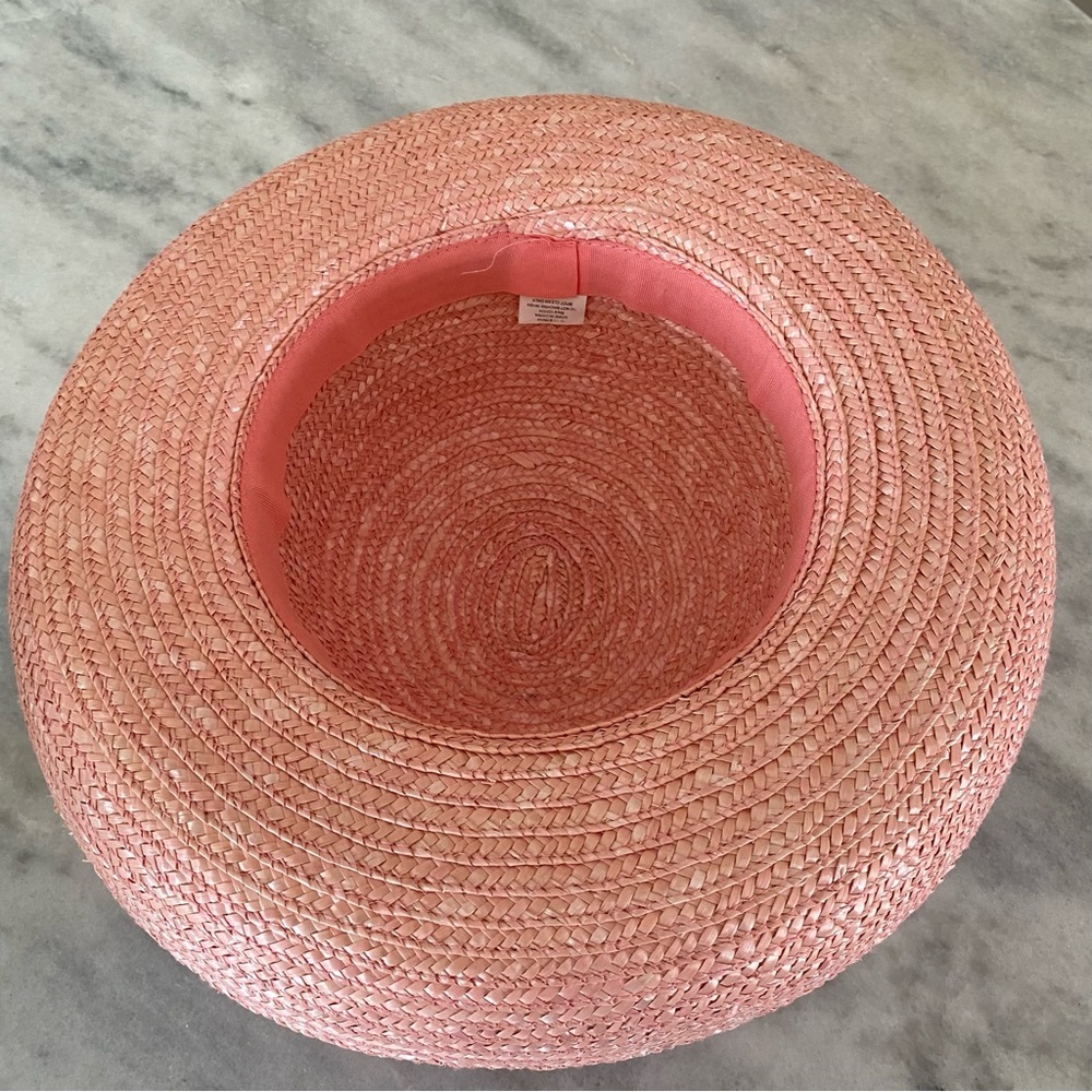 Peach Straw Hat Sun Hat Summer Hat Beach Hat - Picture 7 of 10